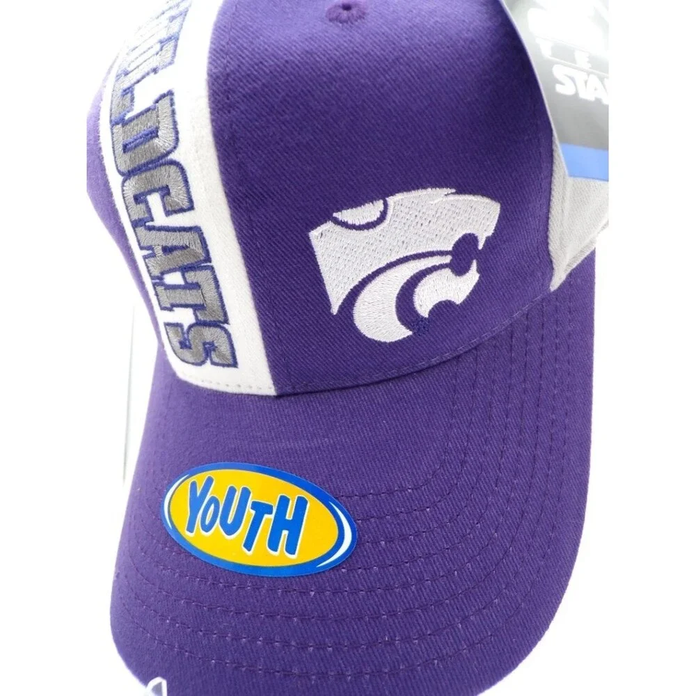 Starter Kansas State Wildcats Youth Boys Baseball Cap Purple One Size